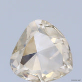 0.93 Carat Natural Fancy brownish Yellow color Diamond ,Heart Rose Cut Diamond , Vs1 Clarity , for jewellery