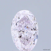 Natural 0.50 carat Fancy Light PINK Diamond ,Oval Cut Diamond ,Si2 Clarity , natural pink diamond , fancy color diamond