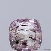 Natural 1.22 carat Fancy Pink Purple Diamond ,Cushion Rose Cut Diamond ,i3 Clarity , natural pink diamond , fancy color diamond