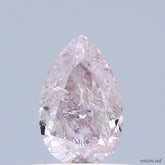 Natural 0.44 carat Fancy PINK Diamond ,Pear Cut Diamond ,i2 Clarity , natural pink diamond , fancy color diamond