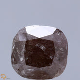 14.08 Carat Natural Fancy Pink Brown color Diamond ,Cushion Modified Brilliant Cut Diamond , i3 Clarity , For jewellery