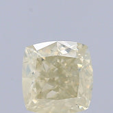 0.67 Carat Natural Fancy brownish Yellow color Diamond ,Cushion Modified Brilliant Cut Diamond , Vs1 Clarity