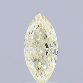 0.56 Carat Natural Fancy Yellow color Diamond ,Marquise Modified Brilliant Cut Diamond , Vvs1 Clarity