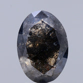 2.62 Carat Natural Fancy Blue Gray color Diamond ,Oval Modified Brilliant Cut Diamond , Si2 Clarity , For jewellery