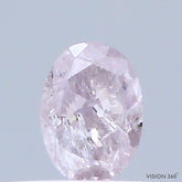 Natural 0.26 carat Fancy Brownish PINK Diamond ,Oval Cut Diamond ,i2 Clarity , natural pink diamond , fancy color diamond