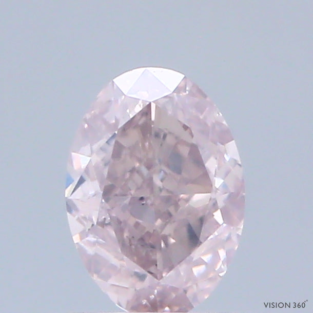 Natural 0.52 carat Fancy PINK Diamond ,Oval Cut Diamond ,Si1  Clarity , natural pink diamond , fancy color diamond