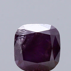 Natural 1.09 carat Fancy Deep Purple  Diamond ,Cushion Cut Diamond ,i2  Clarity , natural Pure Purple diamond , fancy purple color diamond