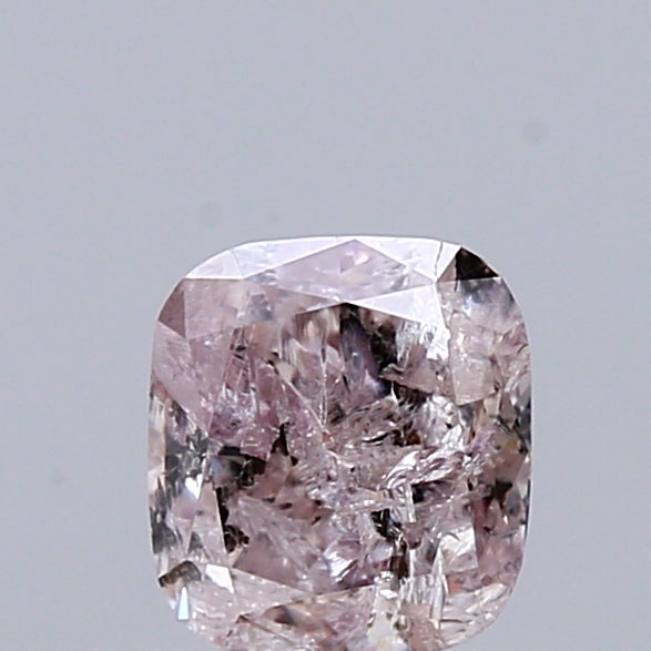 Natural 0.60 carat Fancy Pink Diamond ,Cushion Cut Diamond ,i3  Clarity , natural pink diamond , fancy color diamond