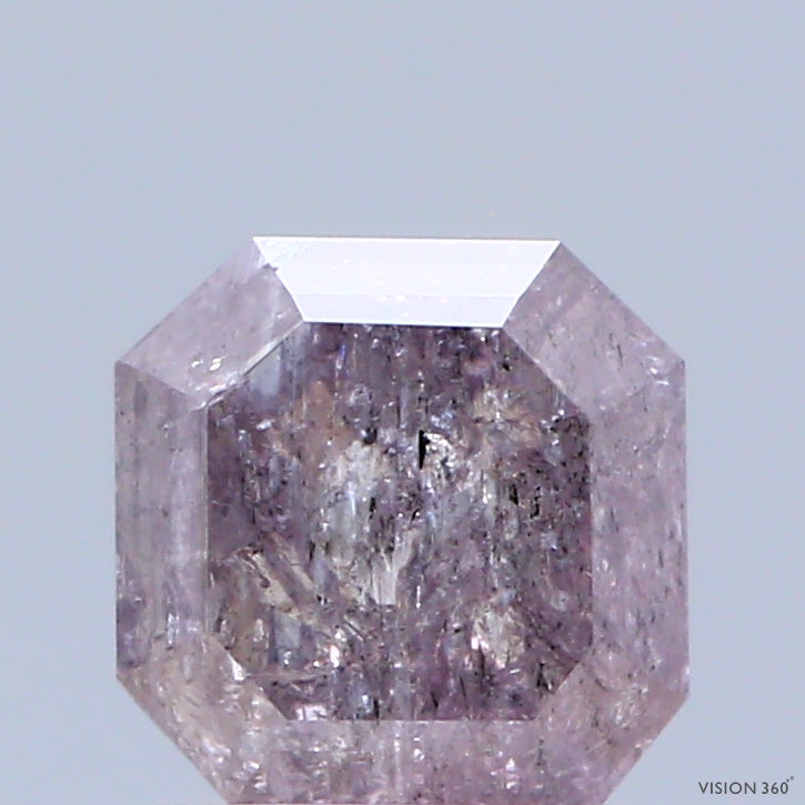 Natural 1.25 carat Fancy Brownish Pinkish Purple  Diamond ,Cushion asscher Cut Diamond ,i3  Clarity , natural pink diamond , fancy pink