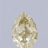 0.69 Carat Natural Fancy brownish Yellow color Diamond ,Pear Modified Brilliant Cut Diamond , Si2 Clarity , for jewellery