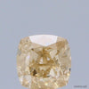 0.50 Carat Natural Fancy brownish Yellow color Diamond ,Cushion Modified Brilliant Cut Diamond , Vs2 Clarity