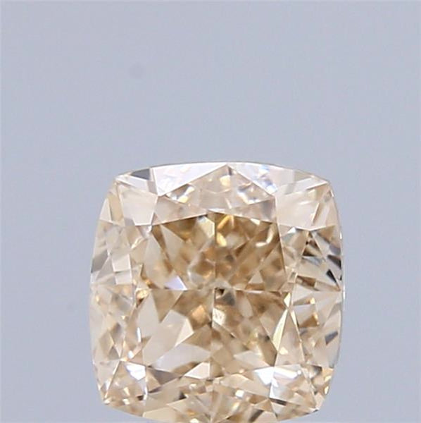 0.80 Carat Natural Fancy brownish Yellow color Diamond ,Cushion Modified Brilliant Cut Diamond , Vvs2 Clarity