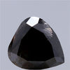 3.50 Carat Natural Fancy Black color Diamond ,Heart Modified Brilliant Cut Diamond , i3 Clarity