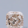 0.38 Carat Natural Fancy Light Pinkish Brown color Diamond ,Cushion Modified Brilliant Cut Diamond , Si2 Clarity