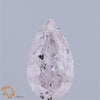 Natural 1.01 carat Fancy Light PINK Diamond ,Pear Cut Diamond ,i2  Clarity , natural pink diamond , fancy color diamond