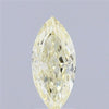 0.56 Carat Natural Fancy Yellow color Diamond ,Marquise Modified Brilliant Cut Diamond , Vvs1 Clarity