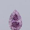 Natural 0.31 carat Fancy Intense Pink Purple  Diamond ,Pear Cut Diamond ,i2  Clarity , natural pink diamond , fancy color diamond