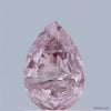 Natural 0.40 carat Fancy Pink Purple  Diamond ,Pear Cut Diamond ,i1  Clarity , natural pink diamond , fancy color diamond