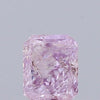 0.37 carat Fancy PINK PURPLE Diamond ,Radiant Cut Diamond ,i3 Clarity , natural pink diamond , fancy color diamond