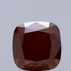 5.18 Carat Natural Fancy Deep Brown Orange color Diamond ,Cushion Modified Brilliant Cut Diamond , i1 Clarity , For jewellery