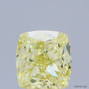 0.55 Carat Natural Fancy Intense Yellow color Diamond ,Cushion Modified Brilliant Cut Diamond , Vs2 Clarity , for jewellery