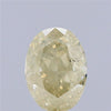 1.00 Carat Natural Fancy Brownish Yellow color Diamond ,Oval Modified Brilliant Cut Diamond , i1 Clarity