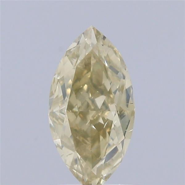 0.72 Carat Natural Fancy brownish Yellow color Diamond ,Marquise Modified Brilliant Cut Diamond , Vs2 Clarity