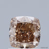 1.01 Carat Natural Fancy Pink Brown color Diamond ,Cushion Modified Brilliant Cut Diamond , si1 Clarity