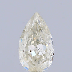 0.81 Carat Natural Fancy Light brownish Yellow color Diamond ,Pear Modified Brilliant Cut Diamond , Si2 Clarity