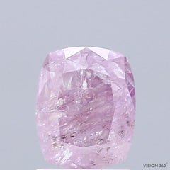 GiA Natural 1.56 carat Fancy PURPLE PINK Diamond ,i3 Clarity ,GIA certified natural pink diamond , fancy color diamond