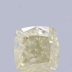 0.67 Carat Natural Fancy brownish Yellow color Diamond ,Cushion Modified Brilliant Cut Diamond , Vs1 Clarity