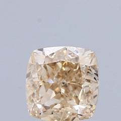 0.80 Carat Natural Fancy brownish Yellow color Diamond ,Cushion Modified Brilliant Cut Diamond , Vvs2 Clarity