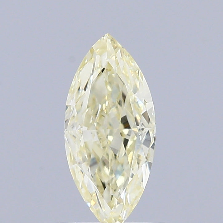 0.56 Carat Natural Fancy Yellow color Diamond ,Marquise Modified Brilliant Cut Diamond , Vvs1 Clarity