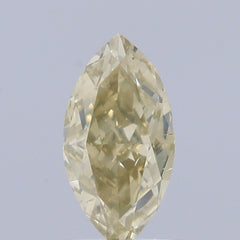 0.72 Carat Natural Fancy brownish Yellow color Diamond ,Marquise Modified Brilliant Cut Diamond , Vs2 Clarity