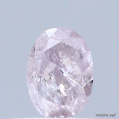 Natural 0.26 carat Fancy Brownish PINK Diamond ,Oval Cut Diamond ,i2  Clarity , natural pink diamond , fancy color diamond