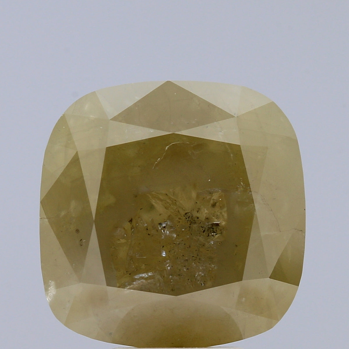 11.04 Carat Natural Fancy Deep brownish Yellow color Diamond ,Cushion Modified Brilliant Cut Diamond , i2 Clarity , for jewellery